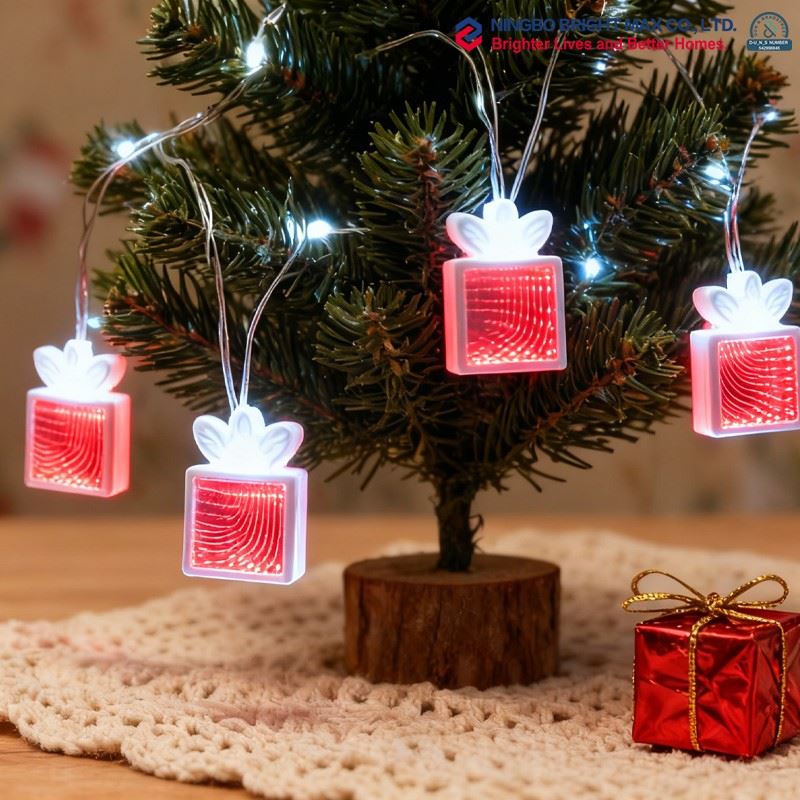 christmas gift box string light